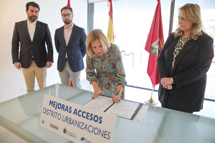 El Ayuntamiento de Alcobendas y las Entidades del Distrito Urbanizaciones reclaman mejores accesos al Ministerio de Transportes y Movilidad Sostenible