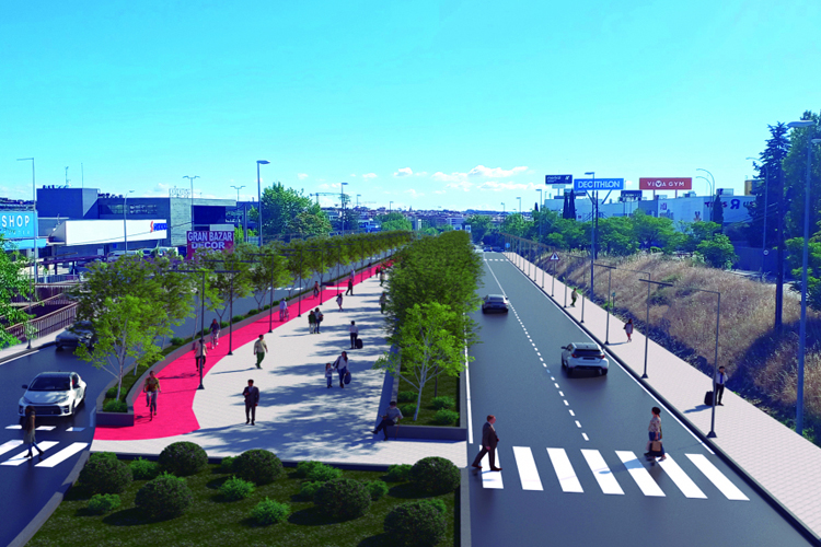 Arrancan las obras del futuro Bulevar Madrid Norte en Alcobendas