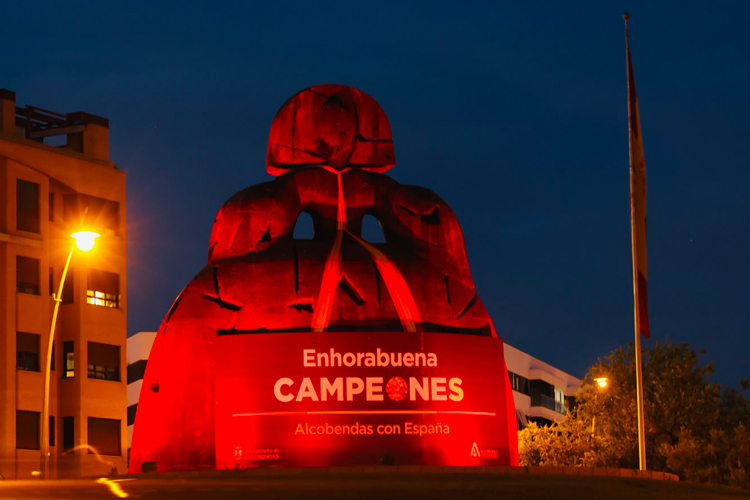 Alcobendas con los BiCampeones del Mundo, con la Selección Española