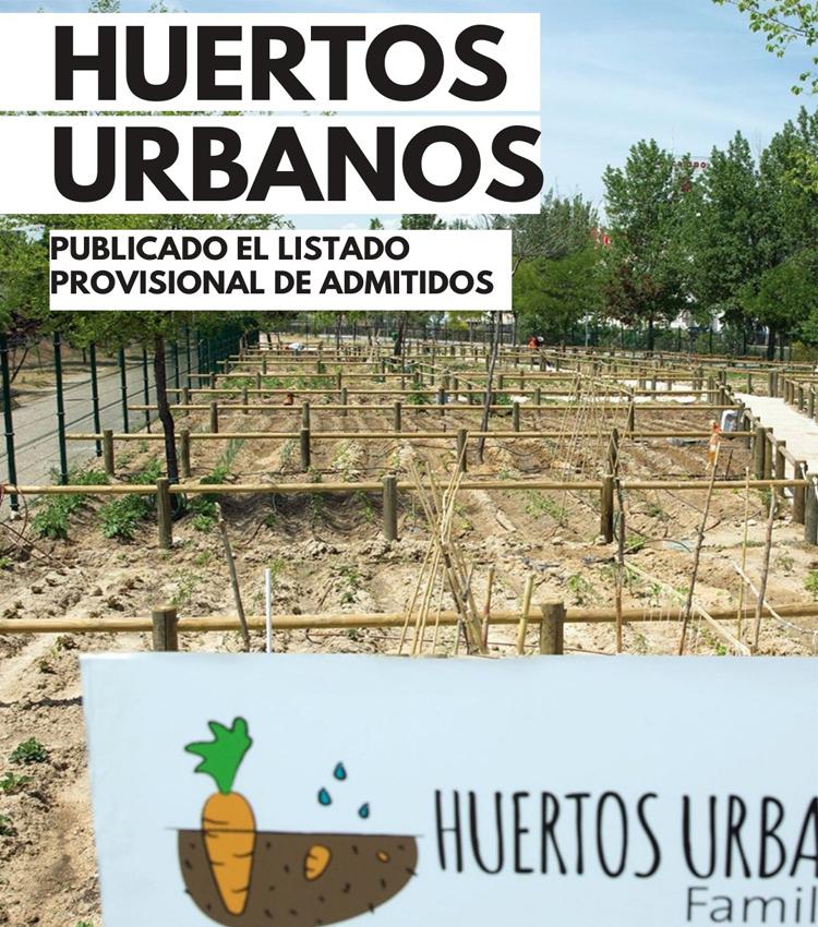 Publicado el listado provisional de solicitantes para los 276 huertos urbanos de Alcobendas