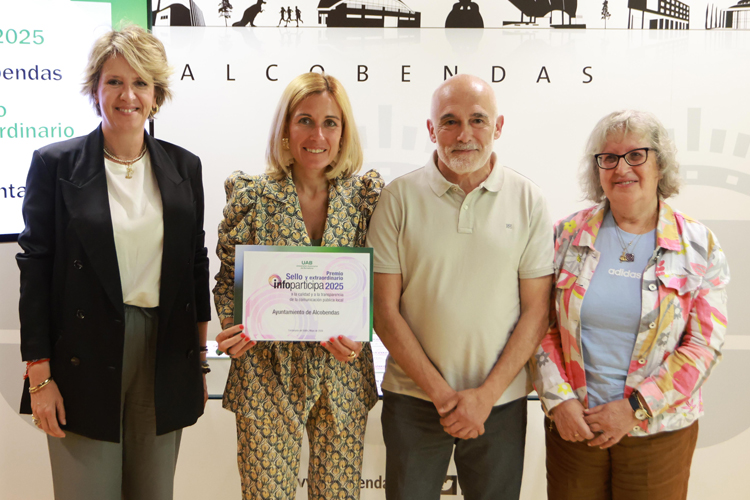 El Ayuntamiento de Alcobendas revalida el Sello Infoparticipa y reafirma su compromiso con la transparencia y la rendición de cuentas