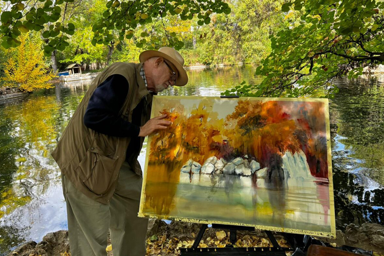 Francisco Segovia se alza con el primer premio del XXI Certamen Nacional de Pintura Rápida Jardín El Capricho 2025