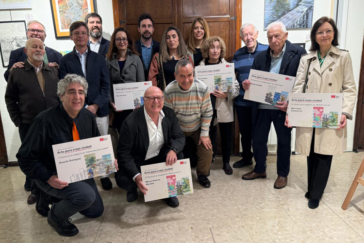 Fuencarral-El Pardo entrega los premios del I Concurso de pintura Arte para crear ciudad organizado por, entre otros, CREA Madrid Nuevo Norte