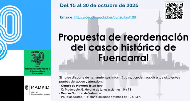 Fuencarral-El Pardo se pronuncia sobre la reordenación del casco histórico de Valverde