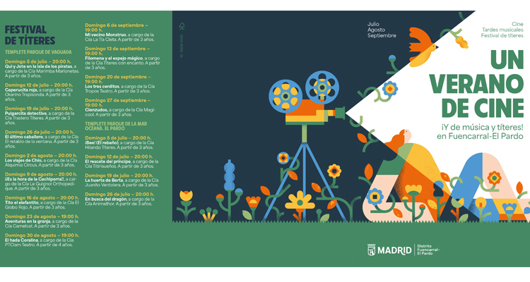 El Distrito de Fuencarral-El Pardo ya tiene todo listo para poner en marcha su Programación Cultural para el Verano 2026