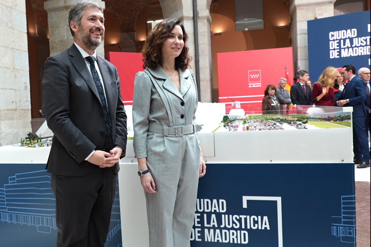 Díaz Ayuso presenta la Ciudad de la Justicia, la más grande y accesible del mundo: “Estamos construyendo el Madrid de todos”