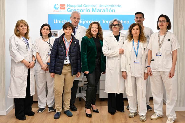La Comunidad de Madrid aplica un innovador programa de ejercicio terapéutico para pacientes con cáncer en el Hospital público Gregorio Marañón