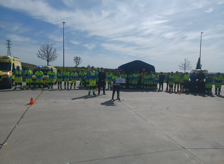 La Consejera Matute ha presentado hoy, en el recinto ferial de Humanes de Madrid, el balance de actividad del Servicio de Urgencia Médica autonómico