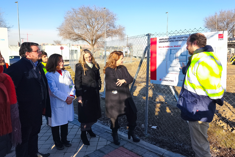 La Comunidad de Madrid inicia las obras de ampliación del Hospital público Infanta Leonor de Vallecas que albergará un nuevo pabellón docente