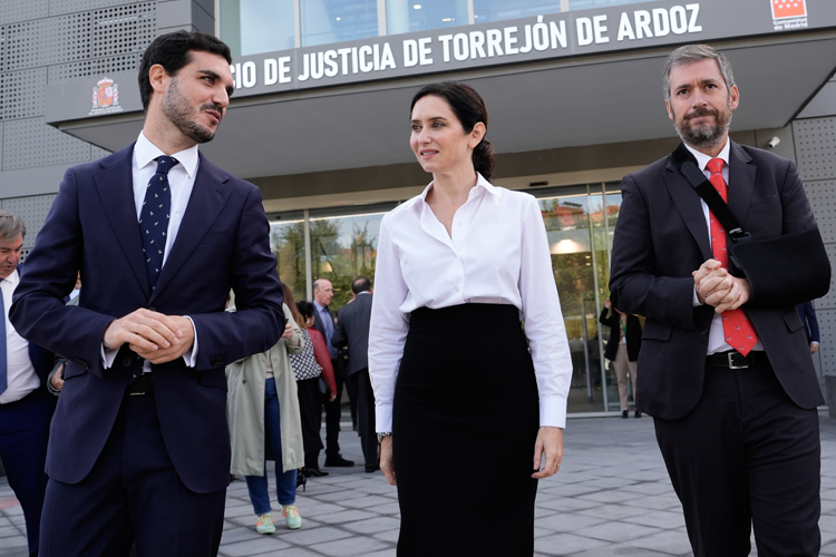 Díaz Ayuso exige al Gobierno central la urgente incorporación de 142 nuevos jueces en Madrid: “Esto no puede ser excusa para politizar el acceso por oposiciones a la carrera judicial”