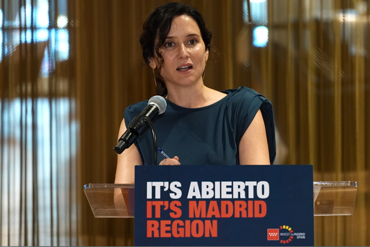 Declaraciones de la Presidenta de la Comunidad de Madrid, Isabel Díaz Ayuso, hoy, en Nueva York, en la presentación de la campaña “It´s Abierto, It´s Madrid Region”