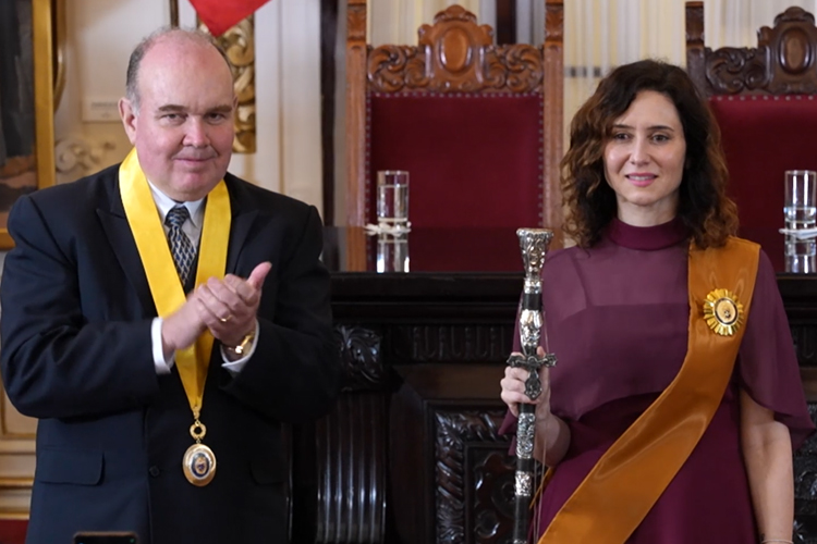 Díaz Ayuso, distinguida en Lima con la Orden al Mérito en grado de Gran Cruz: “La Hispanidad es inseparable de España y de Madrid”