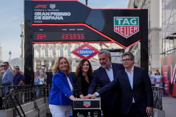 Díaz Ayuso en la cuenta atrás para el regreso de la F1 a Madrid: “El Gran Premio de España es una realidad, un evento pensado por la libertad en el deporte” 