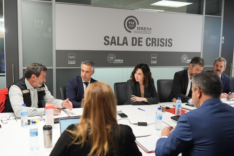 Díaz Ayuso denuncia que Madrid fue informada de la activación del Plan de Emergencias en fase de Preemergencia cinco horas después de haberse activado
