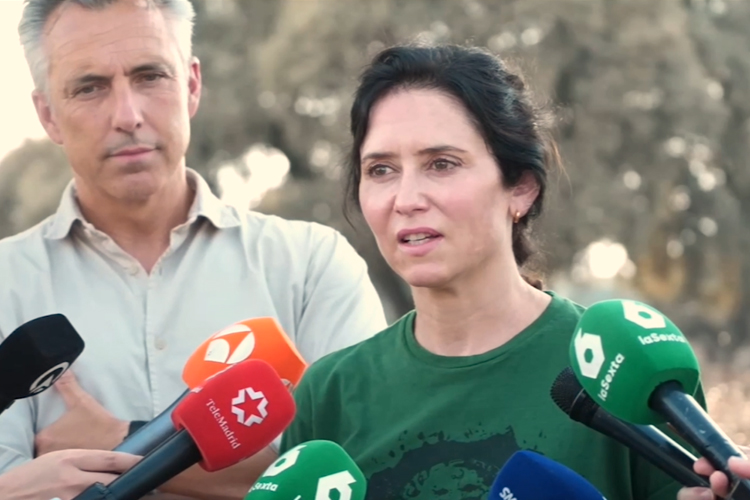 Díaz Ayuso anuncia que la Comunidad de Madrid pedirá en el próximo Consejo de Gobierno la declaración de zona gravemente afectada por el incendio de Tres Cantos