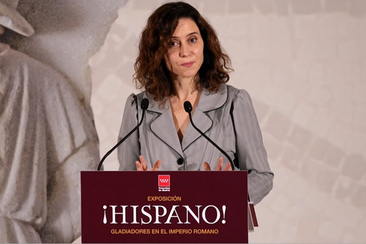 Díaz Ayuso inaugura “¡Hispano! Gladiadores en el Imperio Romano” y reivindica la herencia occidental “ahora que en ocasiones está en peligro”