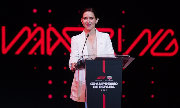 Díaz Ayuso en la presentación de “ el mejor circuito de Fórmula 1 del mundo”: “Apostar por Madrid es hacerlo por un lugar seguro”