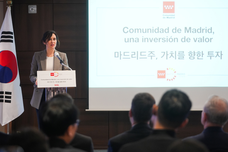 Díaz Ayuso presenta en Corea del Sur el Catálogo de Proyectos Estratégicos, entre ellos Madrid Nuevo Norte , para la captación de empresas internacionales