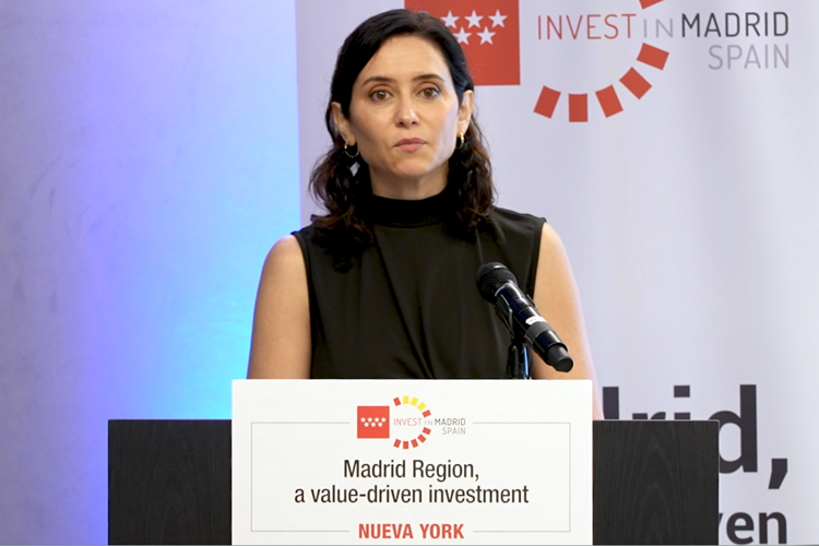 Díaz Ayuso anuncia que la economía madrileña creció un +3% en el último año, dos décimas por encima de la media de España