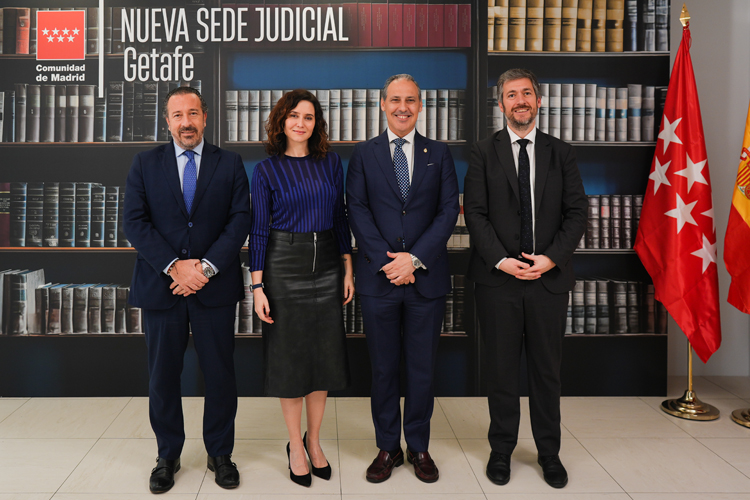Díaz Ayuso inaugura la nueva ampliación del Palacio de Justicia de Getafe que dará servicio a más de 183.000 vecinos del sur
