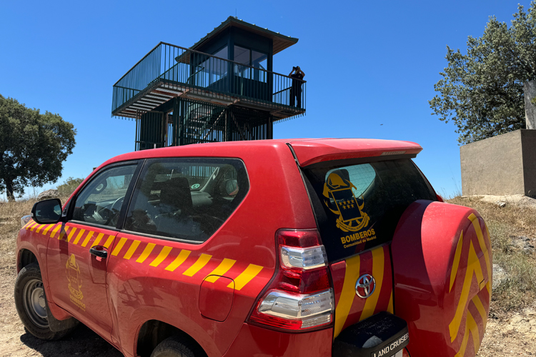 La Comunidad de Madrid detecta la aparición de incendios forestales desde 33 torres de vigilancia