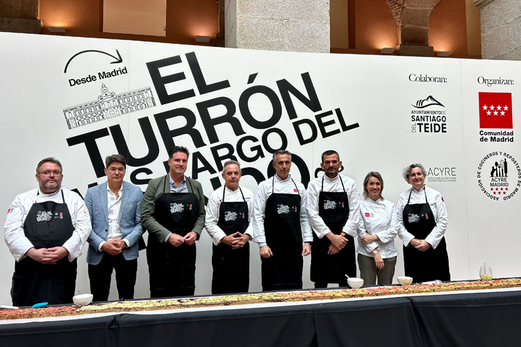 La Comunidad de Madrid, escenario de la elaboración del turrón más grande del mundo
