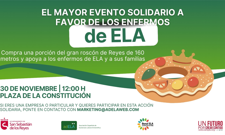 San Sebastián de los Reyes cuenta los días para acoger el mayor evento solidario realizado hasta la fecha a favor de los enfermos de ELA