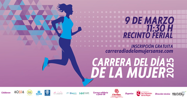 Abiertas las inscripciones para participar en la carrera del Día de la Mujer
