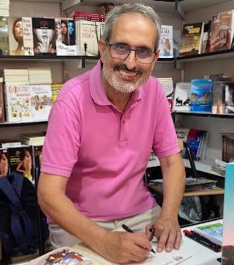 El reconocido dibujante Fernando Corella ha diseñado la camiseta oficial de las Fiestas en honor al Santísimo Cristo de los Remedios 2025