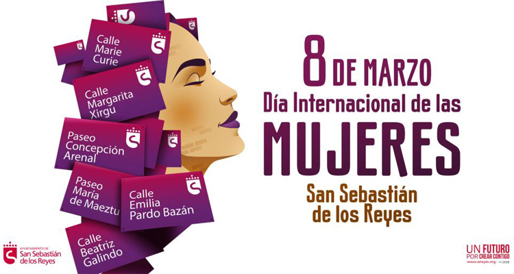 El cartel del 8M del Ayuntamiento de San Sebastián de los Reyes está inspirado en una noticia de Canal Norte Tv