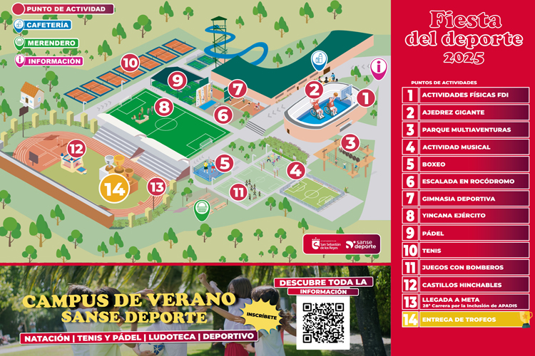 San Sebastián de los Reyes celebra su gran Fiesta del Deporte el 8 de junio