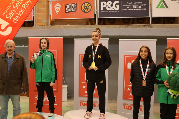 El Hankuk consigue más de 10 medallas en el Campeonato de Madrid de taekwondo de las categorías Junior y Cadete