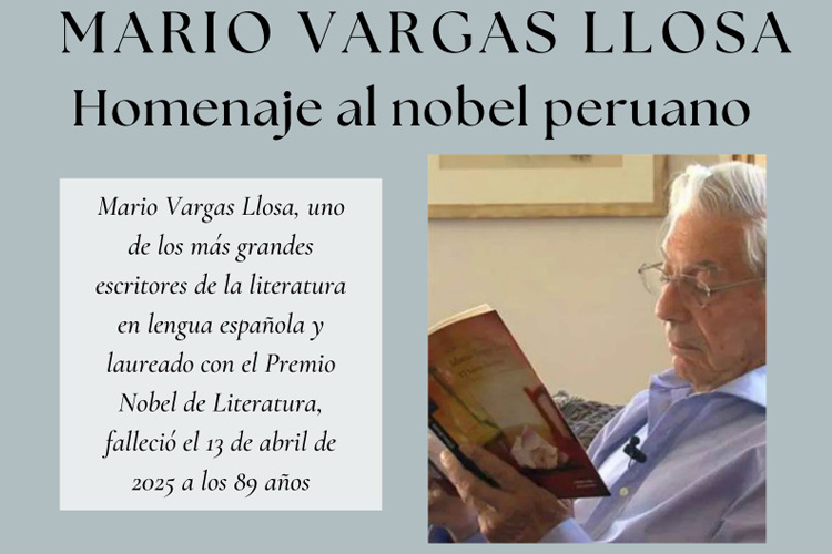 Las bibliotecas municipales de San Sebastián de los Reyes rinden homenaje a la obra de Vargas Llosa