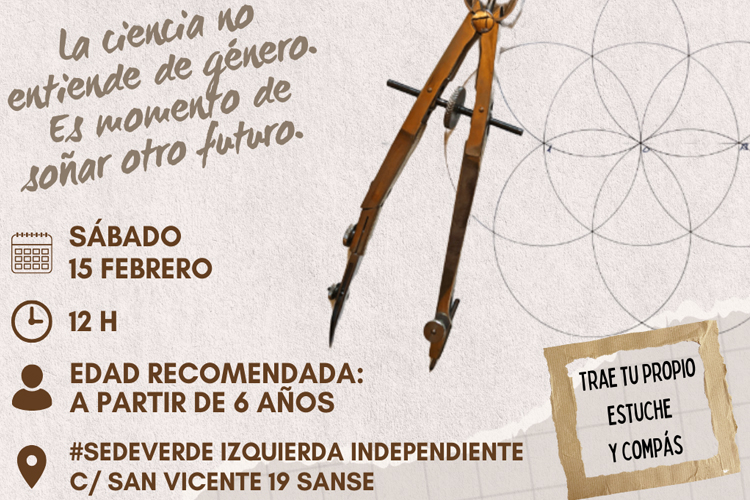 Izquierda Independiente celebra el “Día Internacional de la Mujer y la Niña en la Ciencia” con un taller de teselas para niñas