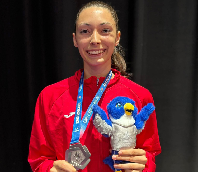 Lena Moreno, deportista del Hankuk International School, logra la primera medalla para España en el World University Games 2025 en Macedonia