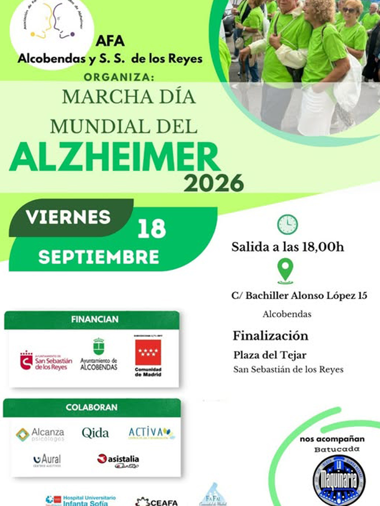 AFA organiza una marcha y un mural urbano por el Día Mundial del Alzheimer