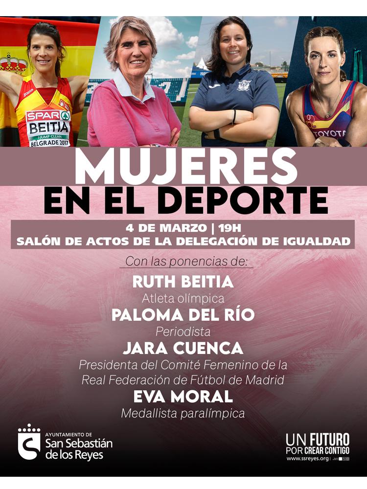 San Sebastián de los Reyes celebrará una jornada sobre Mujeres en el Deporte con motivo de la Semana de la Mujer