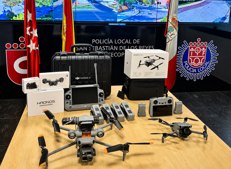 La Policía Local de San Sebastián de los Reyes incorpora dos nuevos drones de última generación