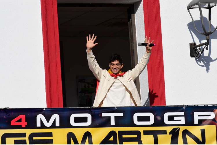 Jorge Martín - “Martinator” - brinda su Campeonato del Mundo de MotoGP a los vecinos de su localidad natal, San Sebastián de los Reyes