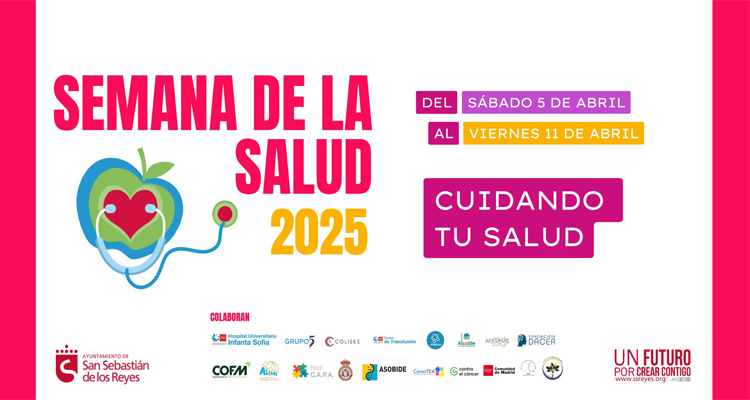 La prevención y la información serán los ejes del programa de la Semana de la Salud de San Sebastián de los Reyes
