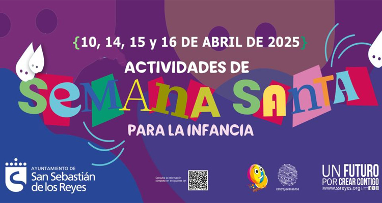 San Sebastián de los Reyes presenta un programa de actividades para la infancia en los días no lectivos de Semana Santa