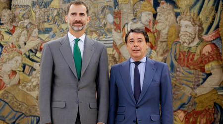 El Rey Felipe VI ha recibido hoy al Presidente de la Comunidad Ignacio González